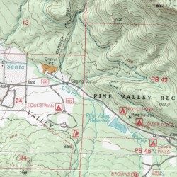 Pine Valley Recreation Area, Utah [Grass Valley USGS ...